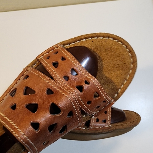 NATURALIZER Devon Women's Brown Leather upper Sandals size 10M - Picture 4 of 10